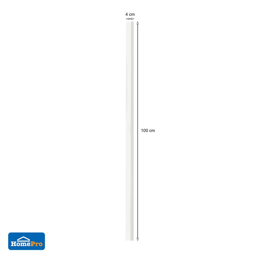 คิ้วกันแมลงแบบยาง DEXZON 14079 100 ซม. สีขาว