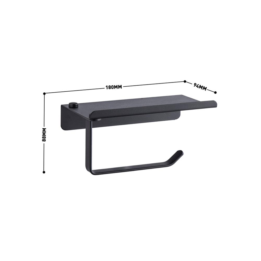 ที่ใส่กระดาษทิชชู่ RASLAND RA TOILET-BLACK สีดำ