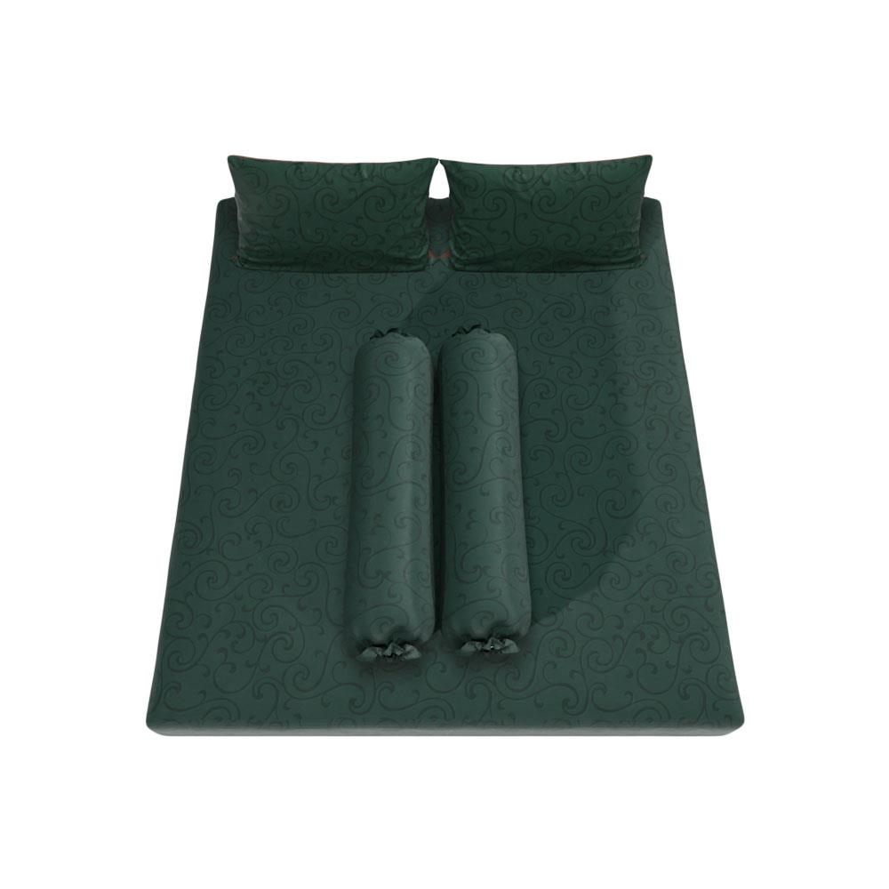 ชุดผ้าปูที่นอน 5 ฟุต 5 ชิ้น SATIN PLUS LUCKY ME LK020