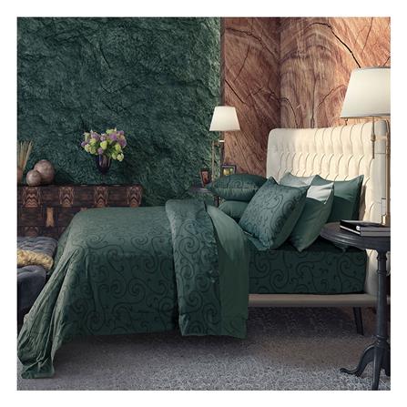 ชุดผ้าปูที่นอน 5 ฟุต 5 ชิ้น SATIN PLUS LUCKY ME LK020_0