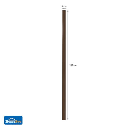 คิ้วกันแมลงแบบยาง DEXZON 100 ซม. สีนํ้าตาล_4