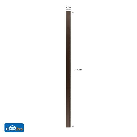 คิ้วกันแมลงแบบแปรง DEXZON BRUSH 100 ซม. สีนํ้าตาล_4