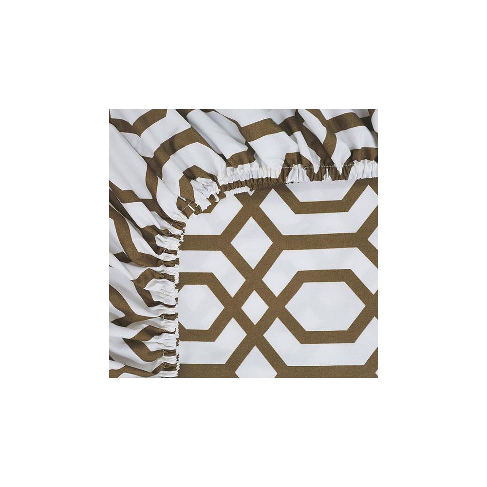 ชุดผ้าปูที่นอน 6 ฟุต 6 ชิ้น PICASSO BASIC สี JENOA BROWN