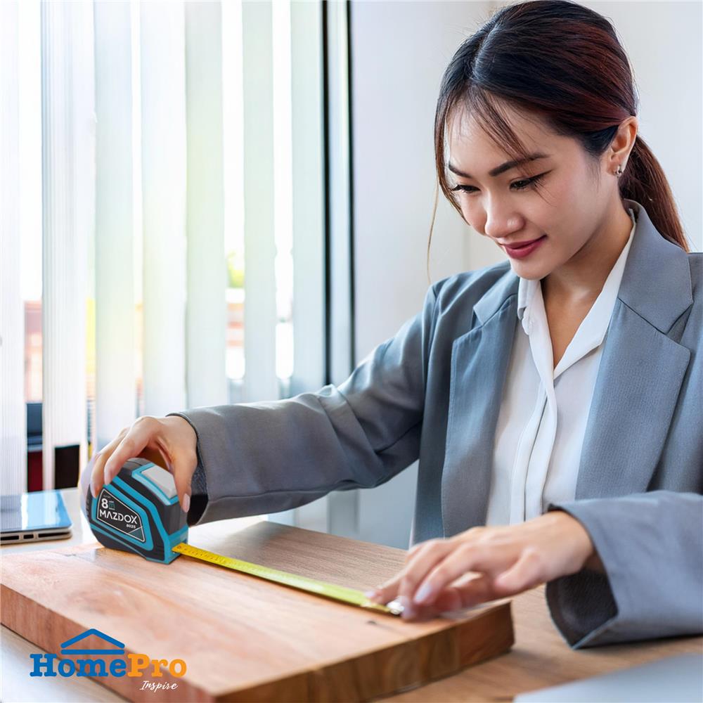 ตลับเมตรล็อกอัตโนมัติ MAZDOX 8 ม.