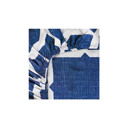 ชุดผ้าปูที่นอน 6 ฟุต 6 ชิ้น PICASSO BASIC สี ROME NAVY BLUE_1