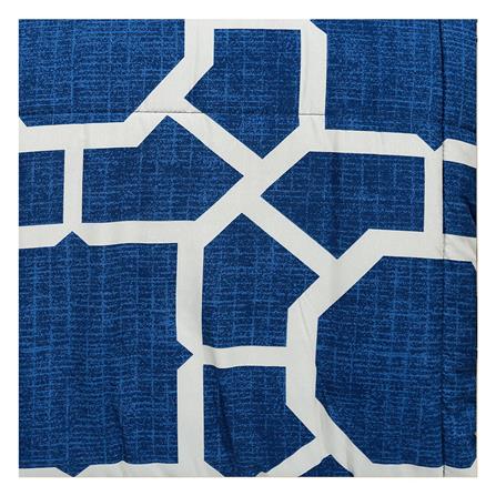 ชุดผ้าปูที่นอน 6 ฟุต 6 ชิ้น PICASSO BASIC สี ROME NAVY BLUE_2