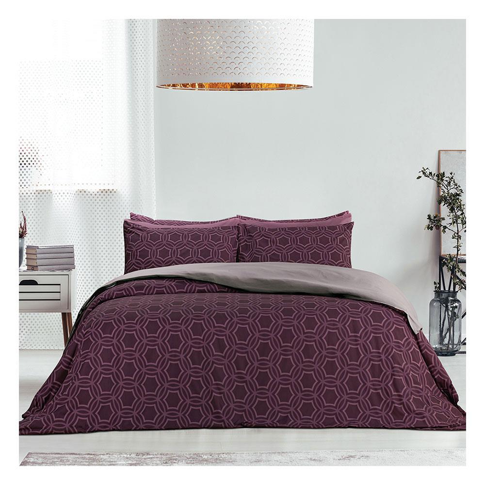 ชุดผ้าปูที่นอน 3.5 ฟุต 3 ชิ้น SATIN PLUS LUCKY ME LK013