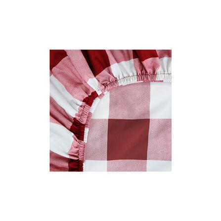 ชุดผ้าปูที่นอน 6 ฟุต 6 ชิ้น PICASSO BASIC สี FLORENCE DARK RED_1