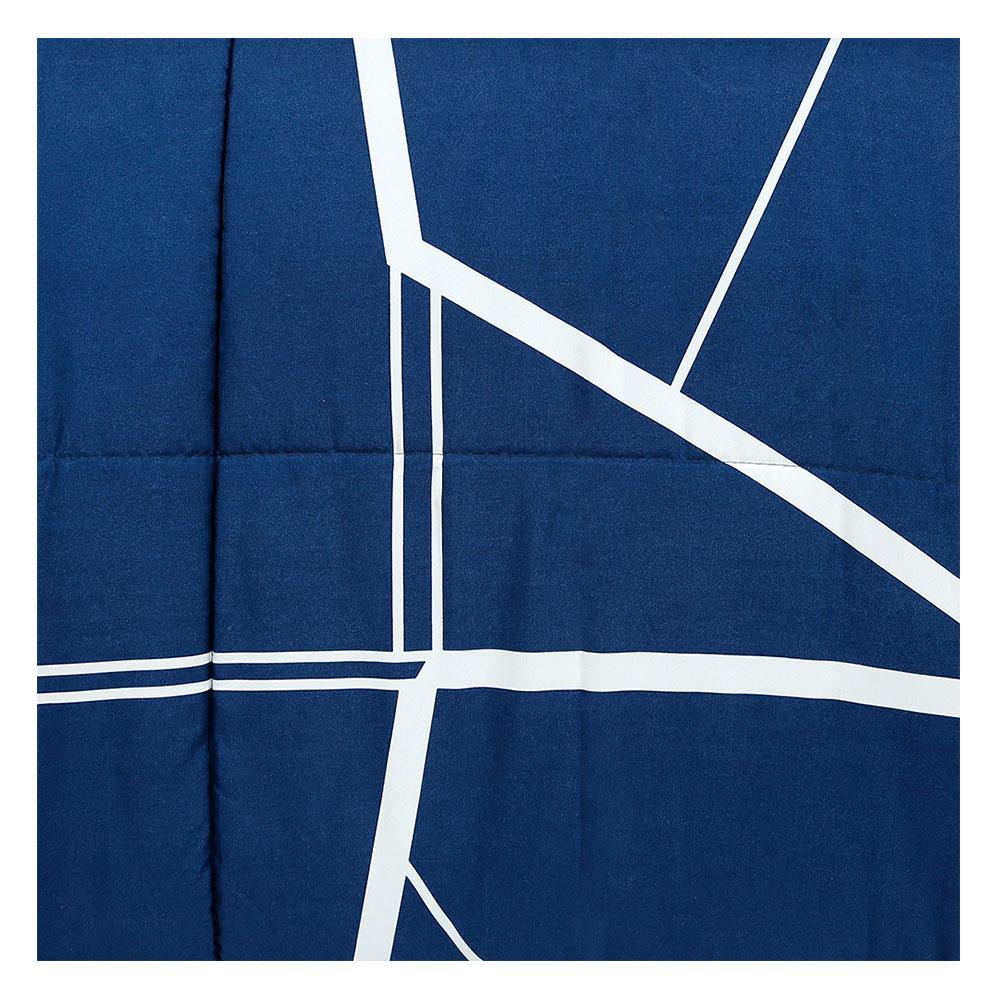 ชุดผ้าปูที่นอน 6 ฟุต 6 ชิ้น PICASSO BASIC สี NAPLES NAVY BLUE