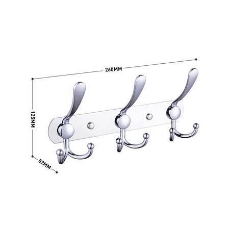 ขอแขวนผ้า RASLAND RA BIGBEN-55 สีโครม_1