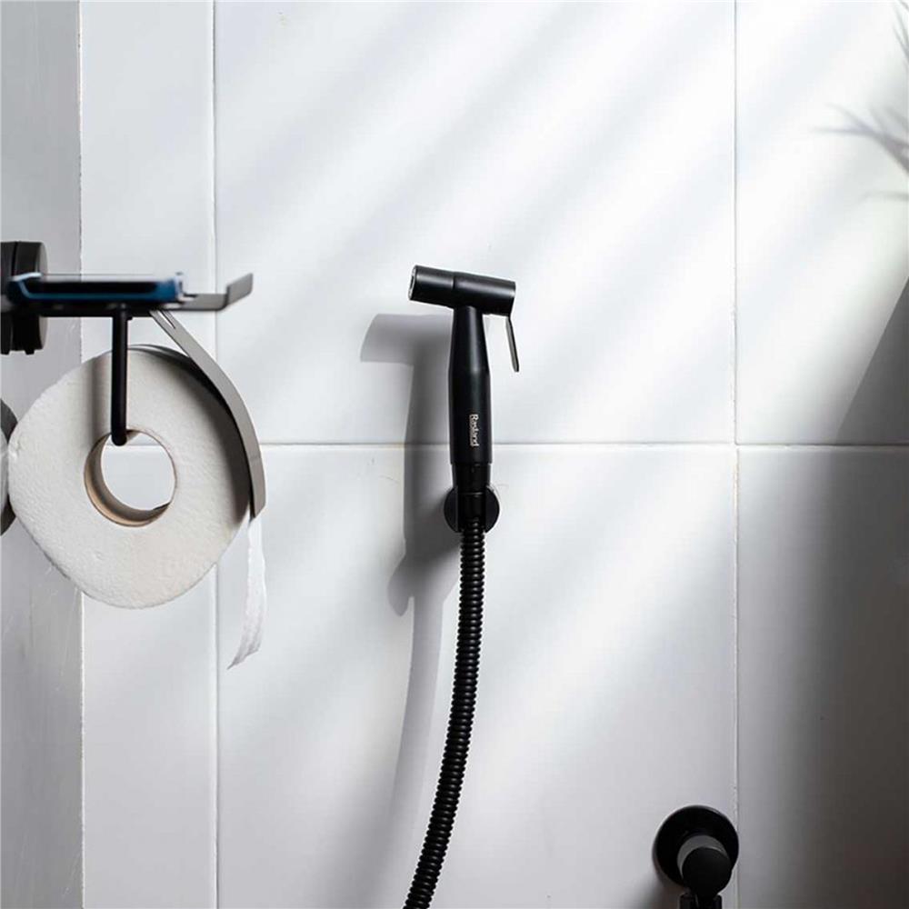 สายฉีดชำระครบชุด RASLAND RA BLACK-19 สีดำ