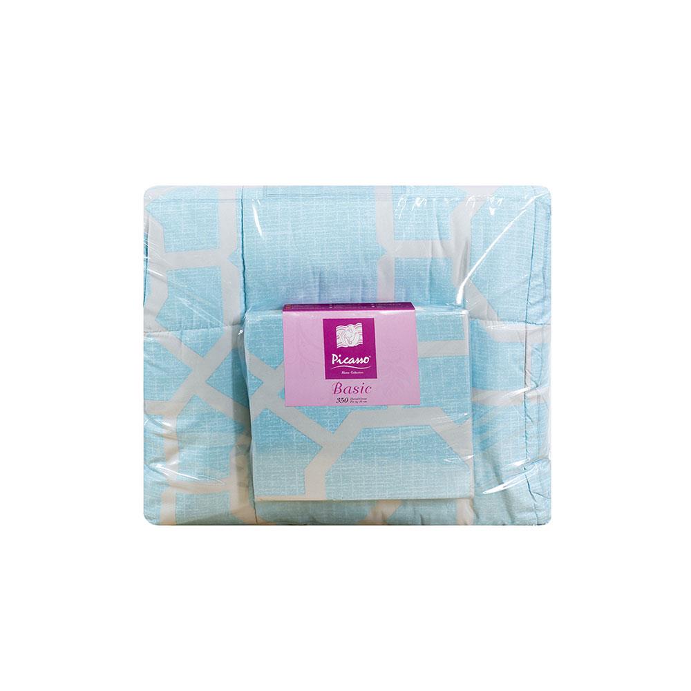 ชุดผ้าปูที่นอน 6 ฟุต 6 ชิ้น PICASSO BASIC สี ROME GREENMINT