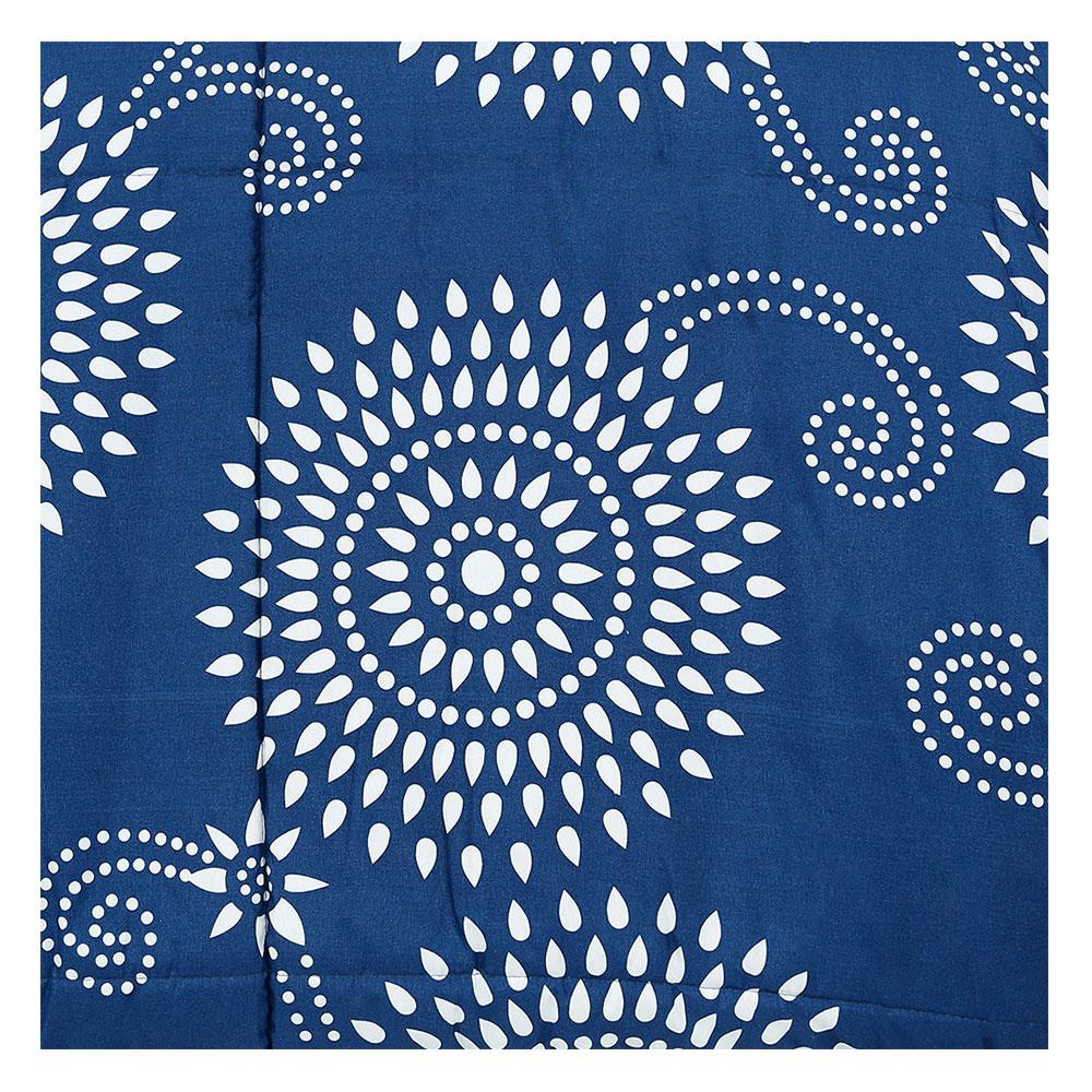 ชุดผ้าปูที่นอน 6 ฟุต 6 ชิ้น PICASSO BASIC สี VENICE NAVY BLUE