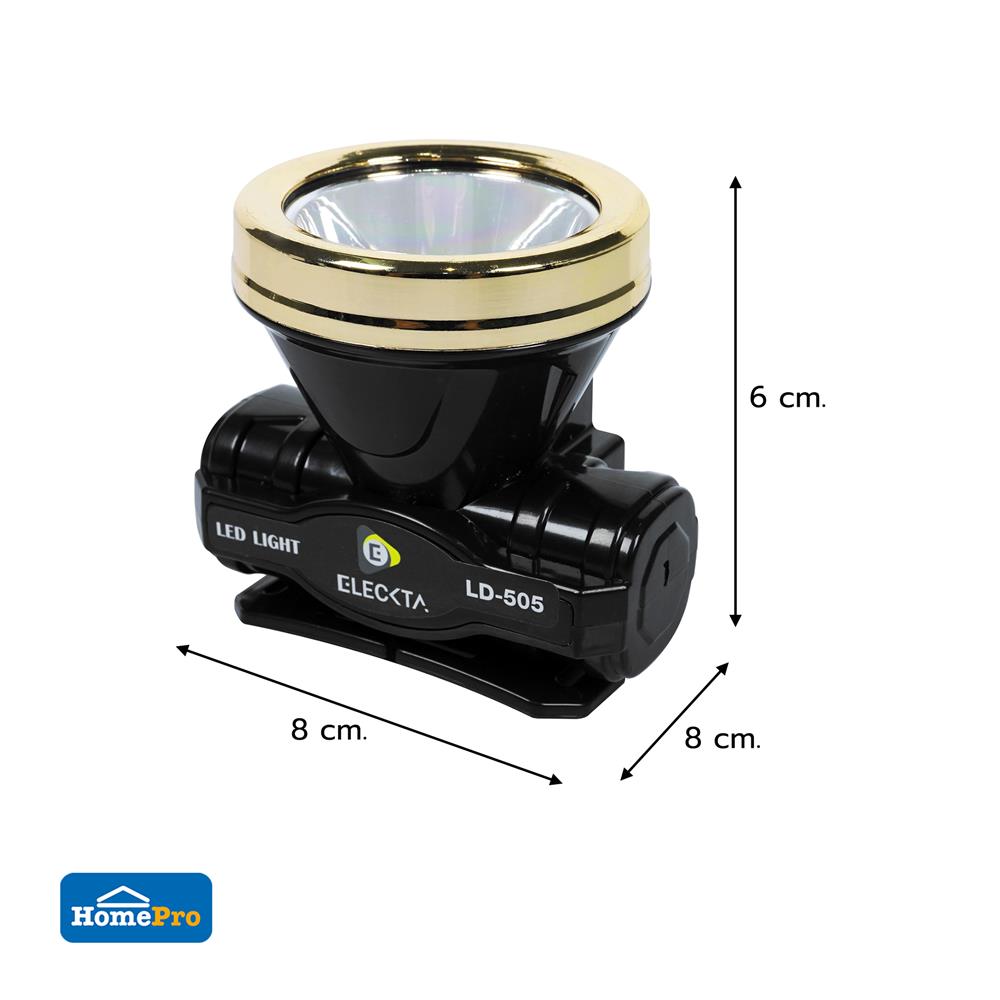 ไฟฉายคาดหัว LED ELECKTA 505 3 วัตต์ แสงเหลือง