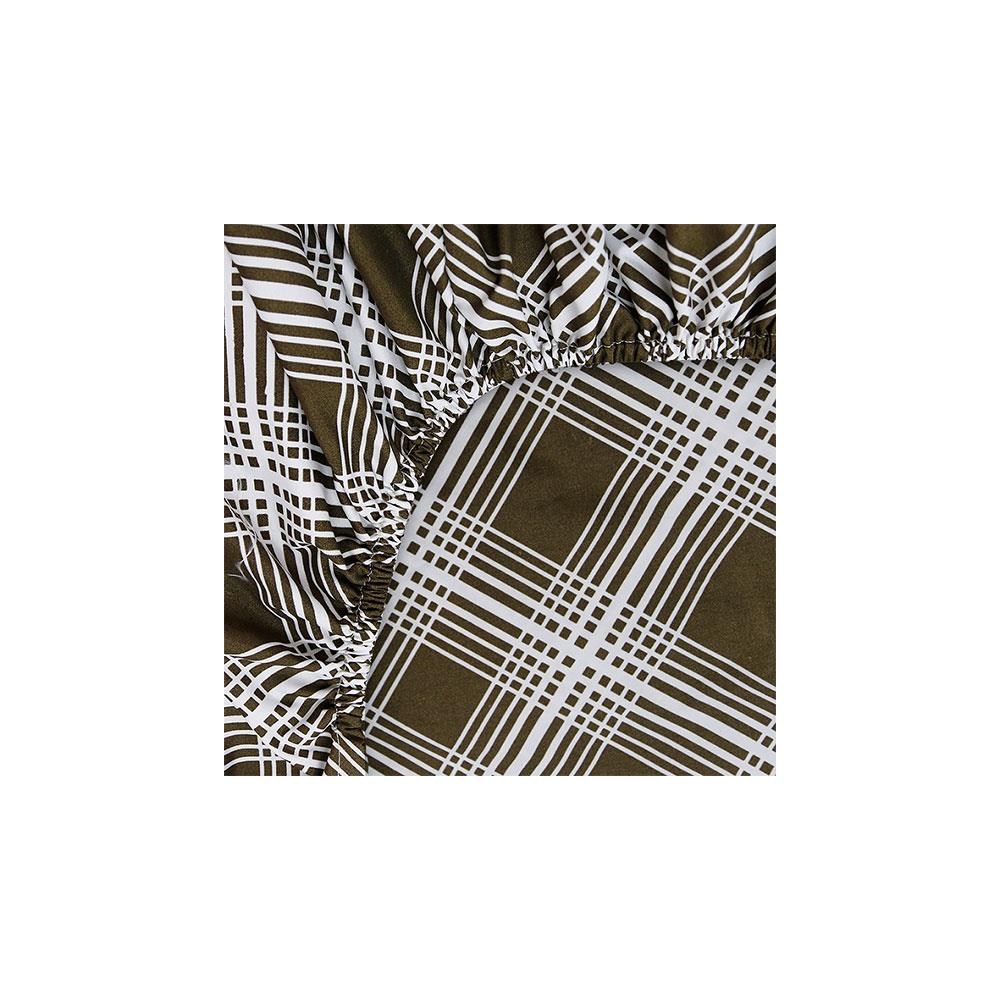 ชุดผ้าปูที่นอน 6 ฟุต 6 ชิ้น PICASSO BASIC สี MILAN BROWN