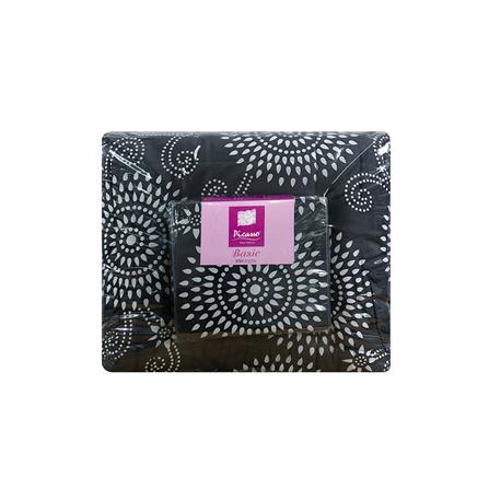 ชุดผ้าปูที่นอน 6 ฟุต 6 ชิ้น PICASSO BASIC สี VENICE DARK GREY_4