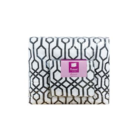 ชุดผ้าปูที่นอน 6 ฟุต 6 ชิ้น PICASSO BASIC สี JENOA DARK GREY_4