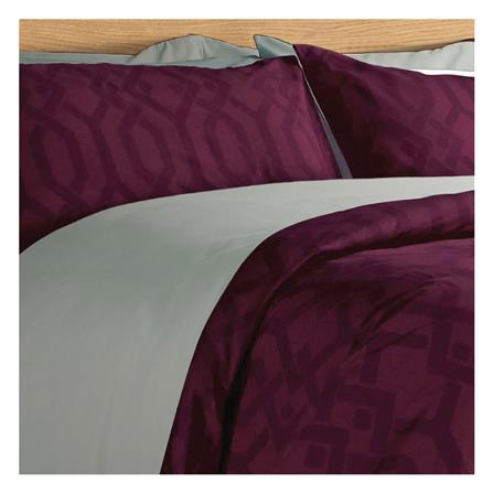 ชุดผ้าปูที่นอน 5 ฟุต 5 ชิ้น SATIN PLUS LUCKY ME LK018_1