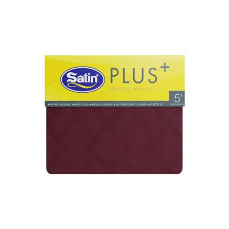 ชุดผ้าปูที่นอน 5 ฟุต 5 ชิ้น SATIN PLUS LUCKY ME LK018_4