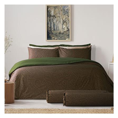 ชุดผ้าปูที่นอน 6 ฟุต 5 ชิ้น SATIN PLUS LUCKY ME LK019_0