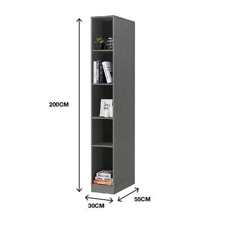 ตู้สูง KONCEPT PERCO PLUS 30 ซม. สี GREY LINEN_4