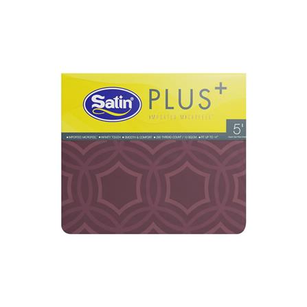 ชุดผ้าปูที่นอน 5 ฟุต 5 ชิ้น SATIN PLUS LUCKY ME LK013_4