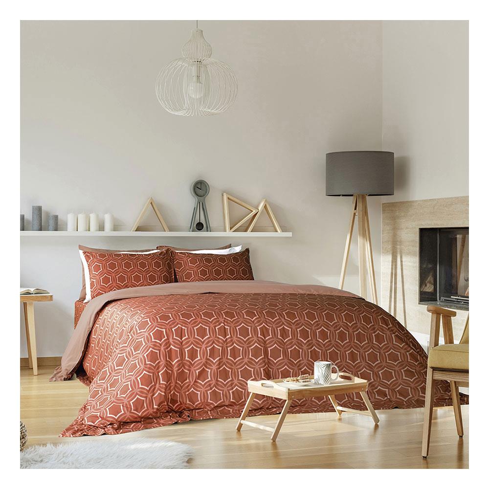 ชุดผ้าปูที่นอน 5 ฟุต 5 ชิ้น SATIN PLUS LUCKY ME LK015