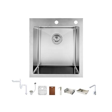 ซิงค์ฝัง 1หลุม HAFELE MARIA 495.39.601 สีเงิน_0