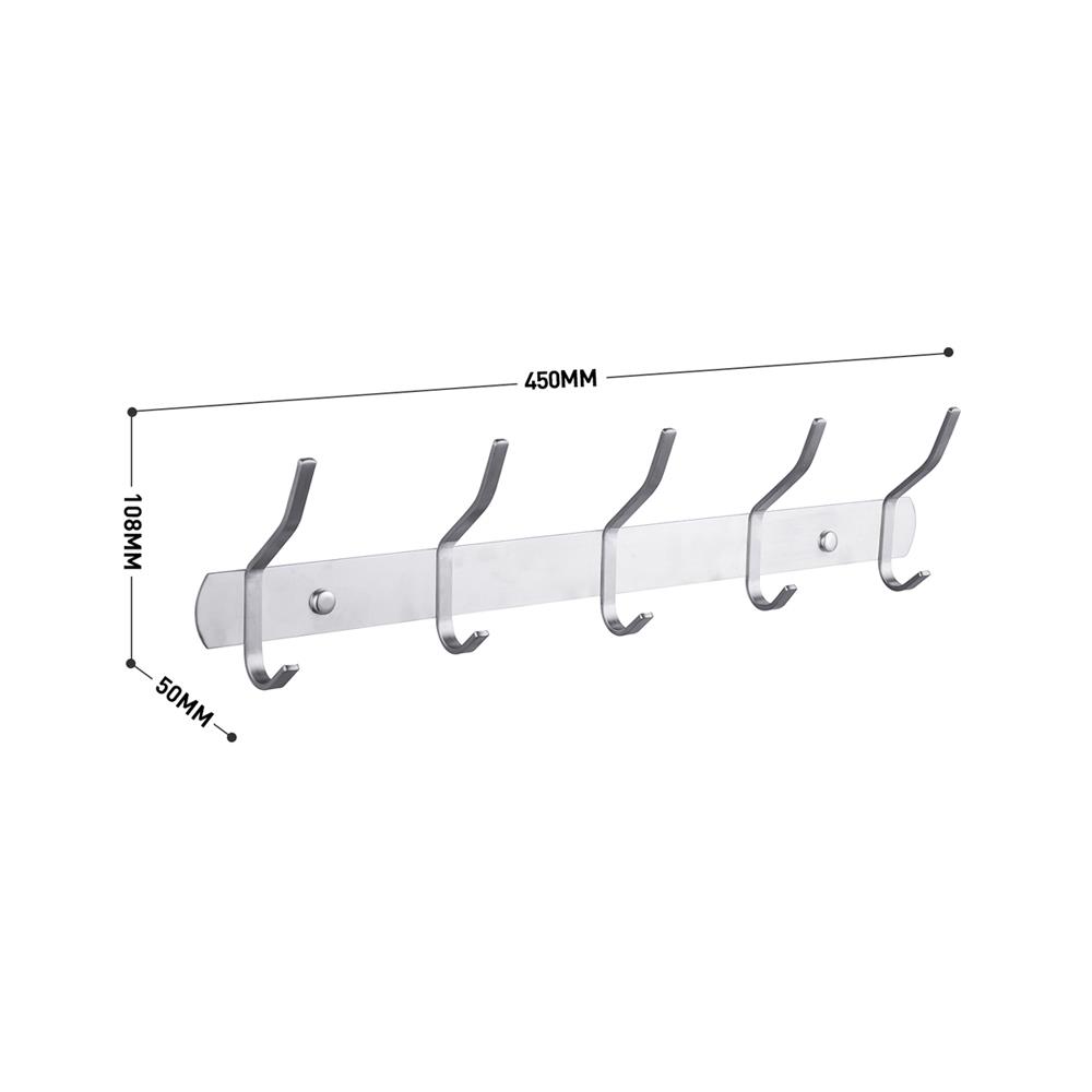 ขอแขวนผ้า RASLAND RA HOOK-LL-55 สเตนเลส