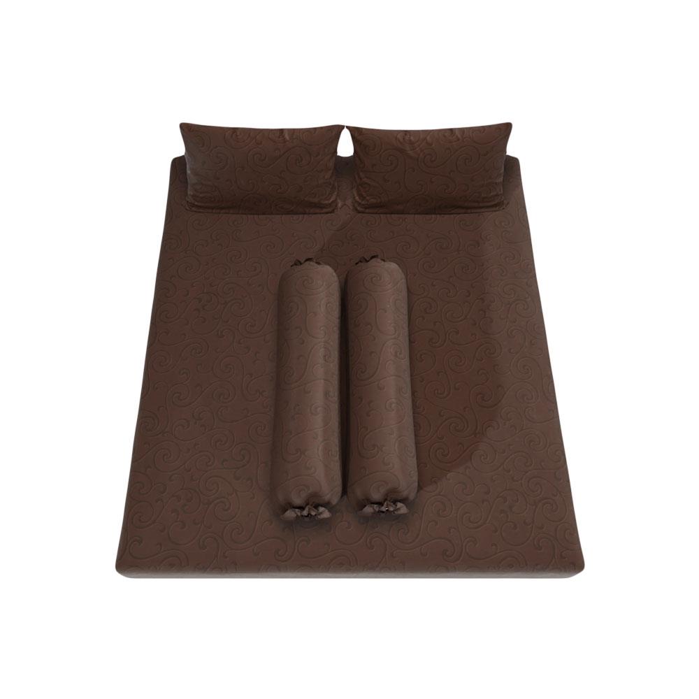 ชุดผ้าปูที่นอน 5 ฟุต 5 ชิ้น SATIN PLUS LUCKY ME LK019