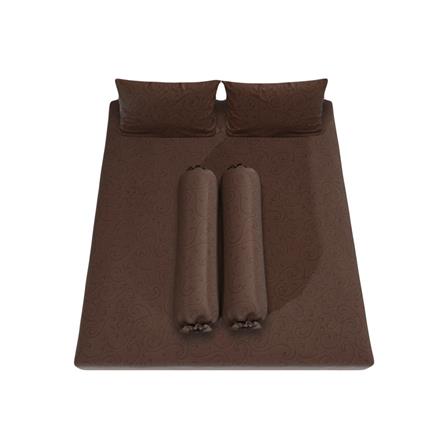 ชุดผ้าปูที่นอน 5 ฟุต 5 ชิ้น SATIN PLUS LUCKY ME LK019_2