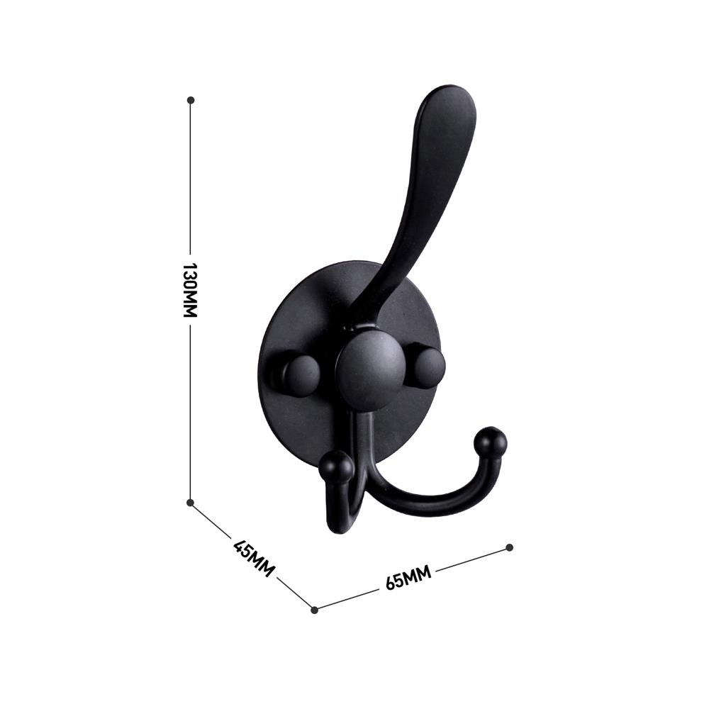 ขอแขวนผ้า RASLAND RA BLACK-LONDON สีดำ