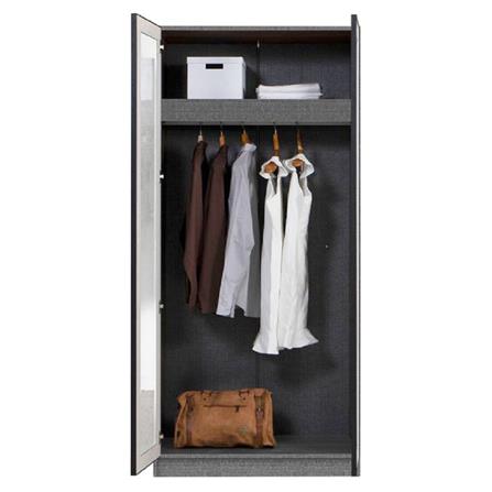 ตู้เสื้อผ้า 2 บานเปิด KONCEPT PARIS 90 ซม. สี GREY LINEN/WHITE LINEN_3