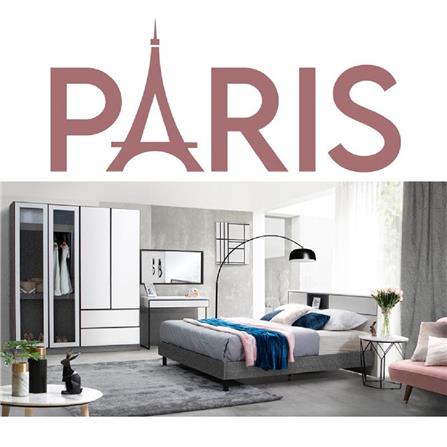 ตู้เสื้อผ้า 2 บานเปิด KONCEPT PARIS 90 ซม. สี GREY LINEN/WHITE LINEN_4