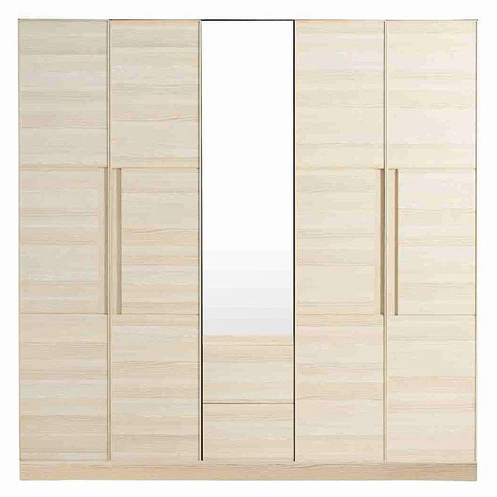 ตู้เสื้อผ้า 5 บานเปิด KONCEPT HAKONE 200 ซม. สี CANYON OAK