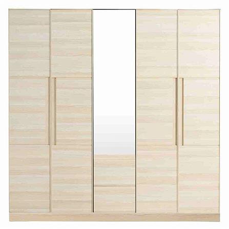 ตู้เสื้อผ้า 5 บานเปิด KONCEPT HAKONE 200 ซม. สี CANYON OAK_1