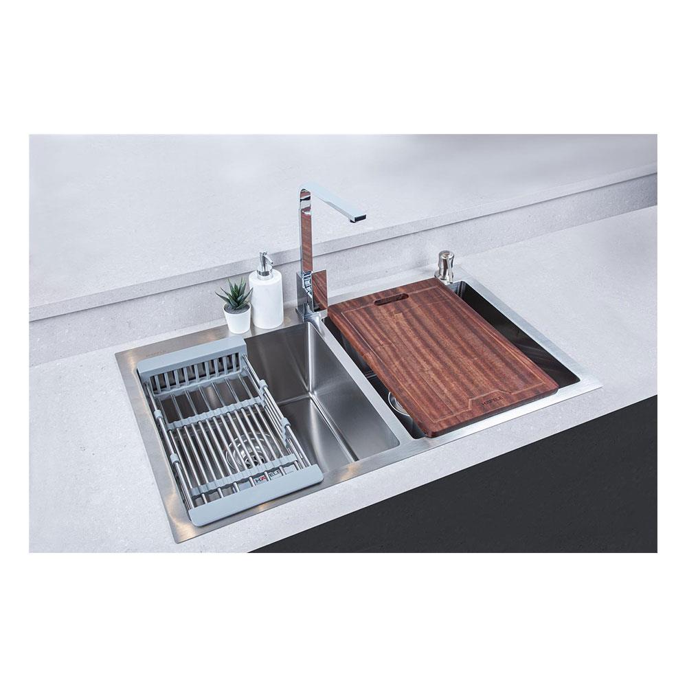 ซิงค์ฝัง 2หลุม HAFELE MARIA 495.39.606 สีเงิน