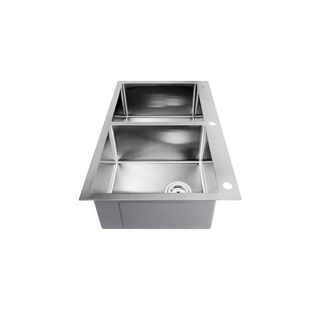 ซิงค์ฝัง 2หลุม HAFELE MARIA 495.39.606 สีเงิน_1