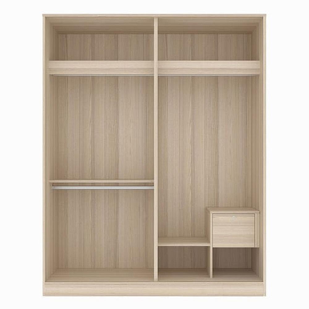 ตู้เสื้อผ้า 4 บานเปิด KONCEPT HAKONE 160 ซม. สี CANYON OAK