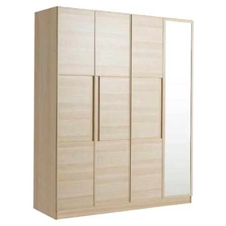 ตู้เสื้อผ้า 4 บานเปิด KONCEPT HAKONE 160 ซม. สี CANYON OAK_2