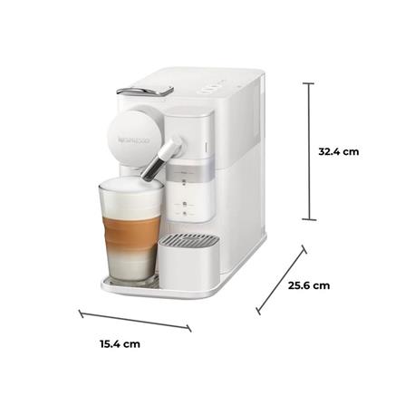 เครื่องชงกาแฟแคปซูล NESPRESSO NEW LATTISSIMA ONE สีขาว_4