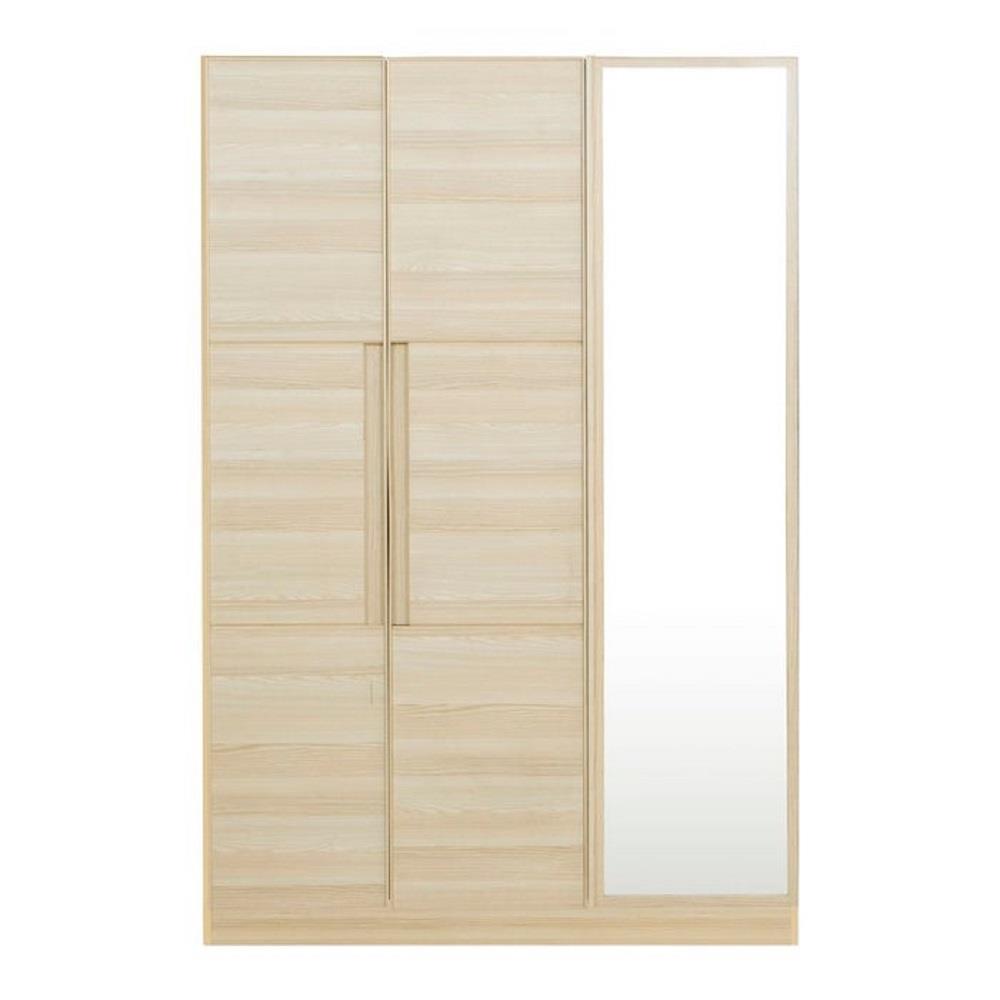 ตู้เสื้อผ้า 3 บานเปิด KONCEPT HAKONE 134 ซม. สี CANYON OAK