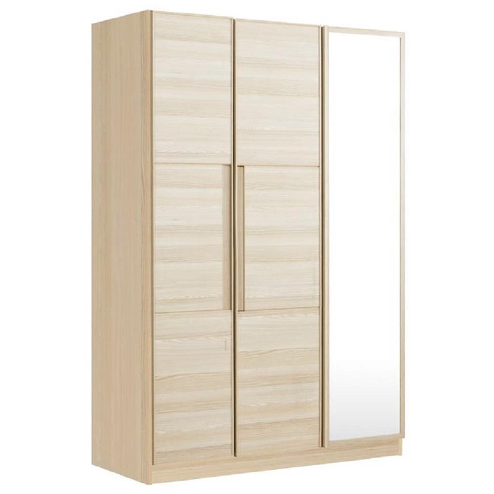 ตู้เสื้อผ้า 3 บานเปิด KONCEPT HAKONE 134 ซม. สี CANYON OAK