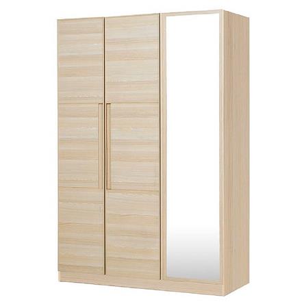 ตู้เสื้อผ้า 3 บานเปิด KONCEPT HAKONE 134 ซม. สี CANYON OAK