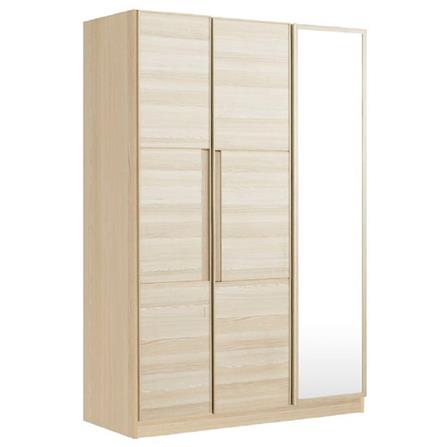 ตู้เสื้อผ้า 3 บานเปิด KONCEPT HAKONE 134 ซม. สี CANYON OAK_2