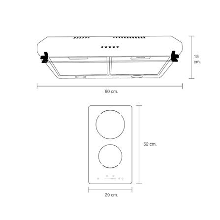 เตาฝัง+เครื่องดูดควัน LUCKY FLAME BH30IFS+SR60S_2