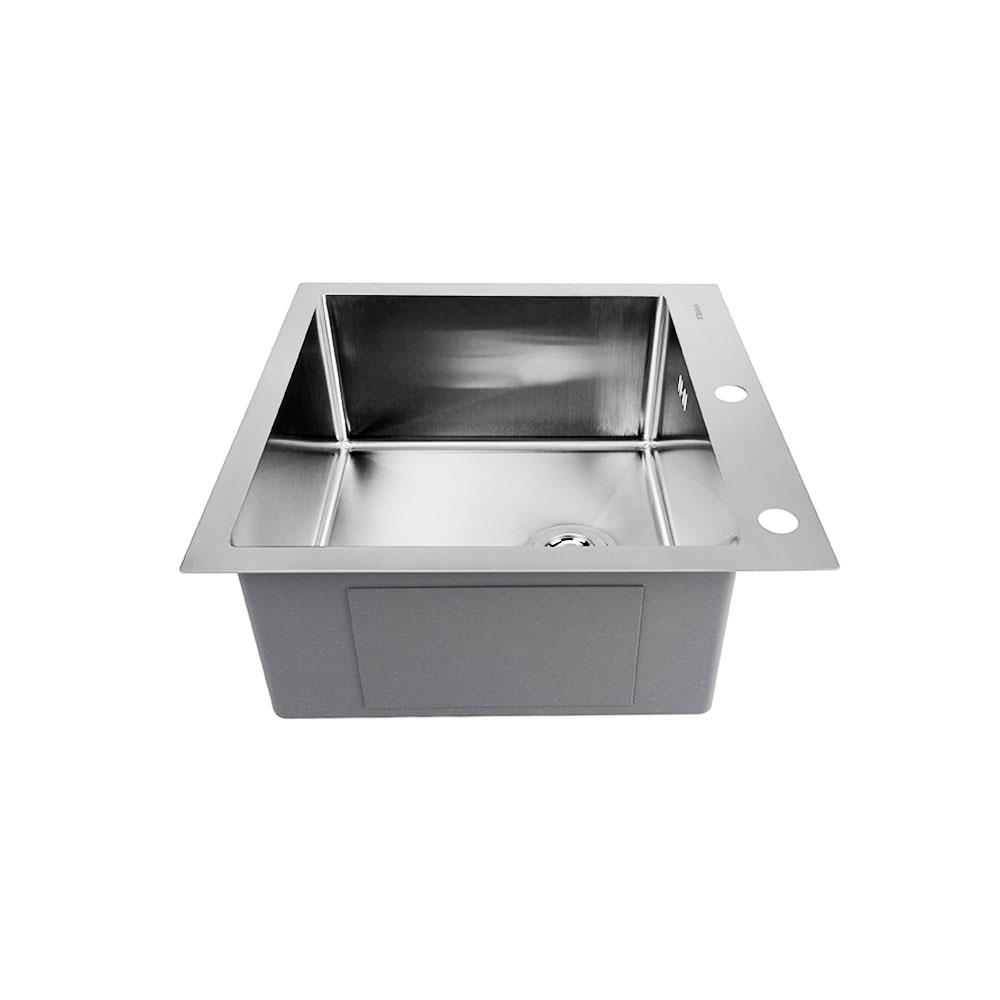 ซิงค์ฝัง 1หลุม HAFELE 495.39.600 สีเงิน