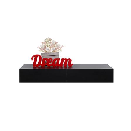 แผ่นชั้นไม้ 2 ลิ้นชักซ่อนขา STACKO 80x35x12 ซม. สีเวงเก้_2