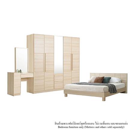 ชุดห้องนอน 5 ฟุต KONCEPT HAKONE สี CANYON OAK_0