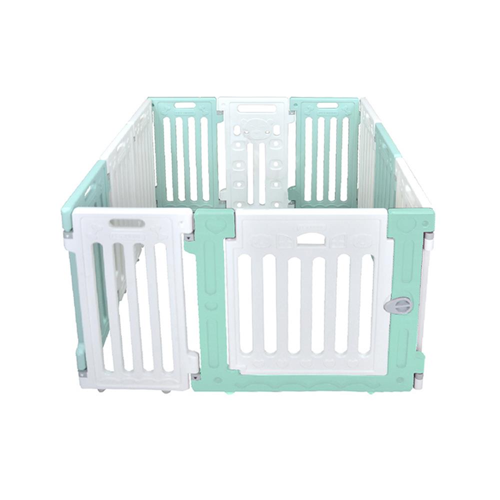 คอกกั้นสุนัขเพ็ทโฮม HOSTAIL ไซซ์ S สีเขียว/ขาว